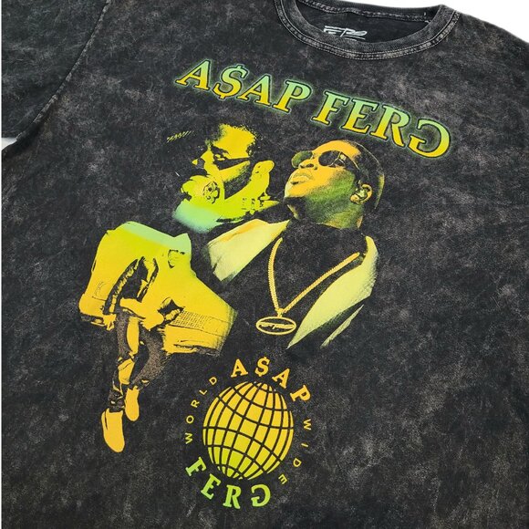 A$AP Ferg Tie Dye Graphic T-Shirt - Picture 2 of 4